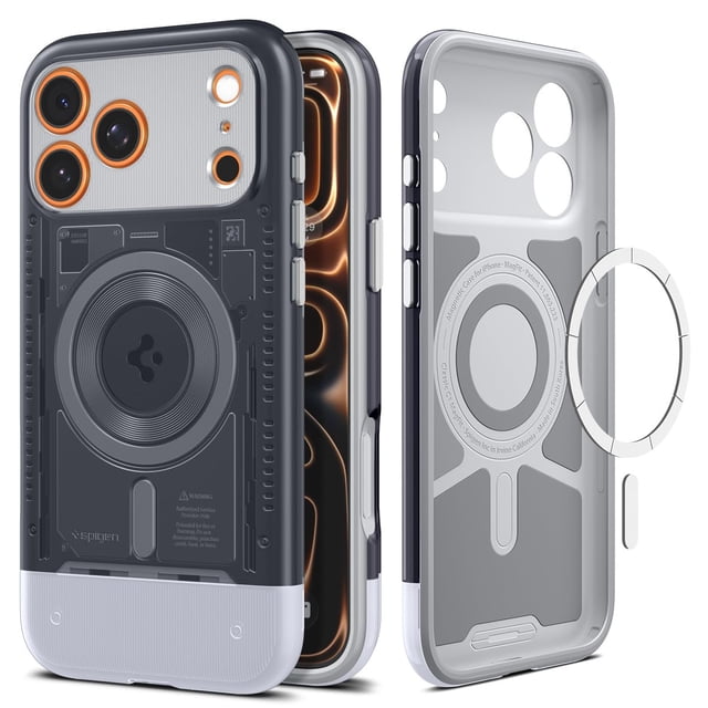 Funda Spigen para iPhone 17 Pro Max Classic C1 MagFit TPU Grafito