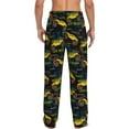 thumbnail image 3 of Sigee Monster Truck1 Print Men's Pajama Pants - Soft Lounge Sleep Bottoms with Elastic Waistband and Pockets-XX-Large, 3 of 9