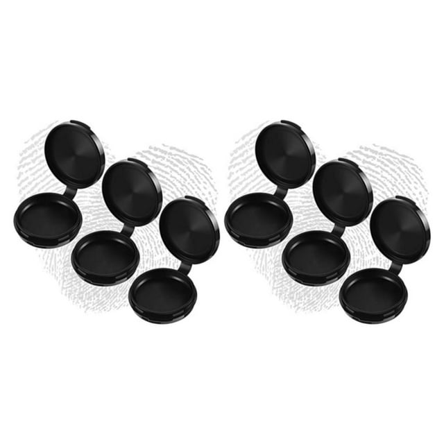 ZLight Tampon 3X Plaque d'Empreintes de Pouce Fournitures de Bureau Format Compact Polyvalent 2 Ensembles