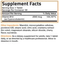 thumbnail image 2 of Bronson Vitamin B12 2500mcg Shot Of Energy Fast Dissolve Chewable Cherry Tablets Energy Production, 90 Cherry Tablets, 2 of 4