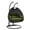 Dark Green, variant on LeisureMod Mendoza Charcoal Wicker Hanging 2 Person Egg Swing Chair with Stand & Charcoal Cushions