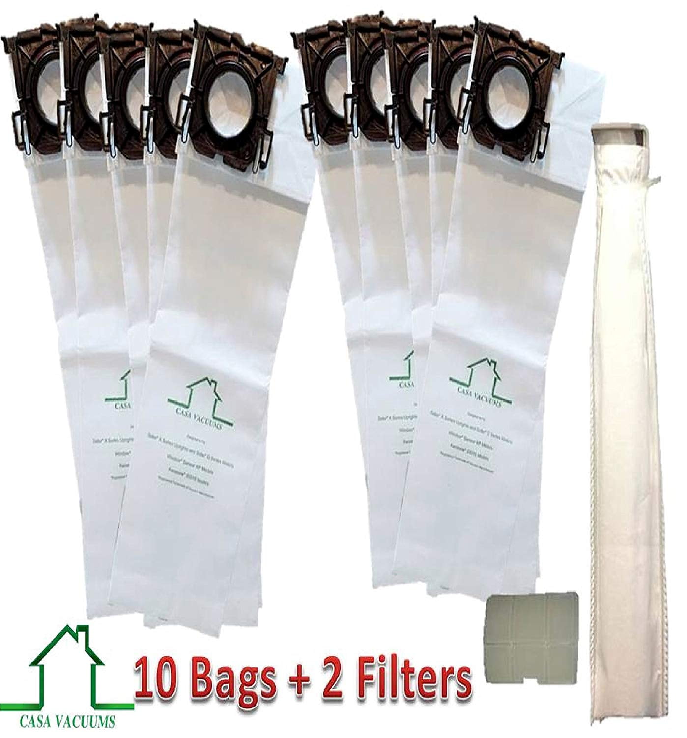 2 Filters Sebo Windsor Service Box Vacuum Bag and Filter Kit 10 Bags 