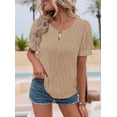 thumbnail image 3 of Tops de Verano de Corta para Mujer Color Caqui L, 3 of 7