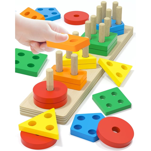 Montessori Toys kecristv para niños y niñas de 1 a 2 años