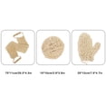 thumbnail image 4 of Matsuzay 3 unids/set guante de baño portátil reutilizable reemplazo masaje hogar baño inodoro exfoliante bola removedor de piel muerta Juegos de accesorios de baño Matsuzay HA074707-00, 4 of 6