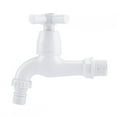 thumbnail image 2 of Water Tap  Faucet  Washing Machine Faucet  Sink Water Tap  Basin Water Tap ABS Plastic Washing Machine Faucet Sink Basin Water Tap With Single  & Handle G1/2 #4, 2 of 8