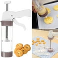 thumbnail image 3 of Fznkrag Cookie Press Set Cookie Biscuit Maker Churro Maker Cookie Press Machine with 13 Discs 6 Icing Nozzles Cake Decorating Tools for DIY Biscuit, 3 of 7