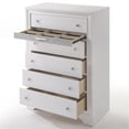 thumbnail image 4 of ACME Naima Wood 6-Drawers Bedroom Chest in White, 4 of 8