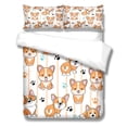 thumbnail image 1 of Conjunto de edredón Dog Themed Duvet Funds Almohada Shams Dormitorio Dormoons Imprimir Conjuntos de ropa de cama para primavera verano otoño invierno xl lyshdw2109250005 3 piezas Inevent HA012372-11, 1 of 6
