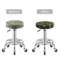 thumbnail image 3 of Uemuo Light Green Excavator Pattern Round Bar Stool Seat Covers Washable Stool Cushion Slipcover Elastic Bar Chair Covers-12 inch, 3 of 7