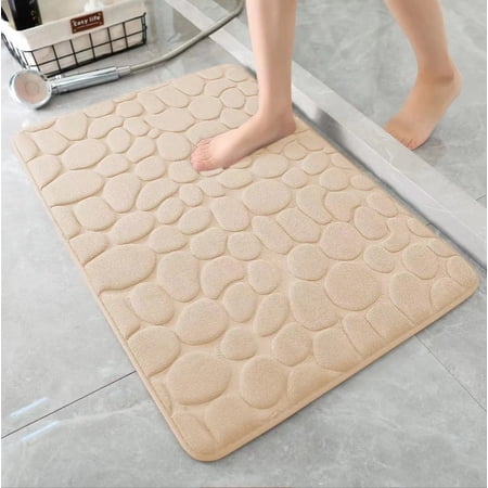 Foam Bath Rug Non-Slip Bathroom Mat Thick Absorbent Washable Shower Mat Soft Comfortable Anti-Fatigue Floor Carpet for Bath and Shower Foam Bath Rug Non-Slip Bathroom Mat Thick Absorbent Washable Shower Mat Soft Comfortable Anti-Fatigue Floor Carpet for Bath and Shower