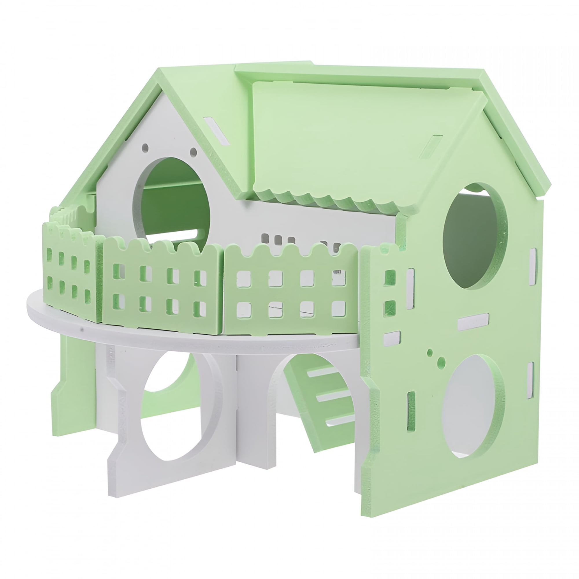 XIBUFE 2026 New Guinea Pig Maze Small Pet Wooden Playset Hamster Toy Hut Hedgehog Hideaway Hideout for Small Pet Entertainment, Exercise, Hiding, Chewing, Mental Stimulation