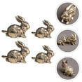 thumbnail image 3 of 4Pcs Fashionable Key Ring Pendants Key Chain Adornments Rabbit Figurine Decors, 3 of 9