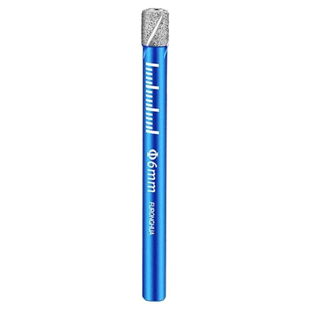 Broca para Baldosas Secas para Soldadura 6 Mm Baldosas Vitrificadas Multifuncional Taladro para Orificios Vidrio Granito Abridor Orificios Secos (6 Mm) (con Video)