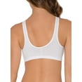 thumbnail image 4 of Fruit of The Loom Women's Comfort Front Close Cotton Sports Bra, 2 Pack, 4 of 5