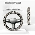 thumbnail image 5 of ZUXONGSY Gray Leopard Print Golf Cart Steering Wheel Cover Auto Accessories Car Interior Decor Protector Golf Cart Steering Wheel Covers Club Car Interior Accessories Car Decorations, 5 of 7