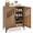 Black, variant on Furnibear Rolling Cart 10-Drawer Storage Cart with Wheels Metal Frame and Lockable Universal Casters for Home Office and Craft Room, White