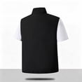 thumbnail image 4 of Avirosel Men's Lightweight Vest Outerwear Zip Up Casual Outdoor Sleeveless Jacket with Zipper Pockets for Golf Running Hiking Black, 4 of 6