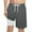 Grey, variant on Boys Swim Trunks with Liner Comfortable Anti-Chafe Swimming Shorts Stretchy UPF Quick Dry Size 3T-20 (Grey, 5-6 Years)