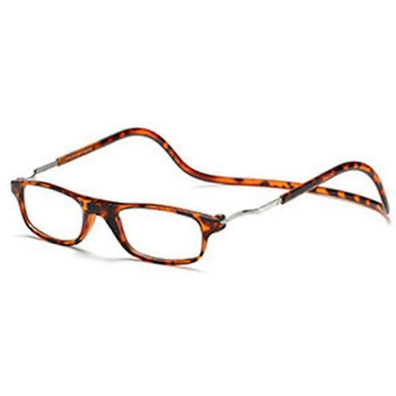 Magnetic Reading Glasses Folding Men Women Click Front Neck Hanging Folding（ 3.0）