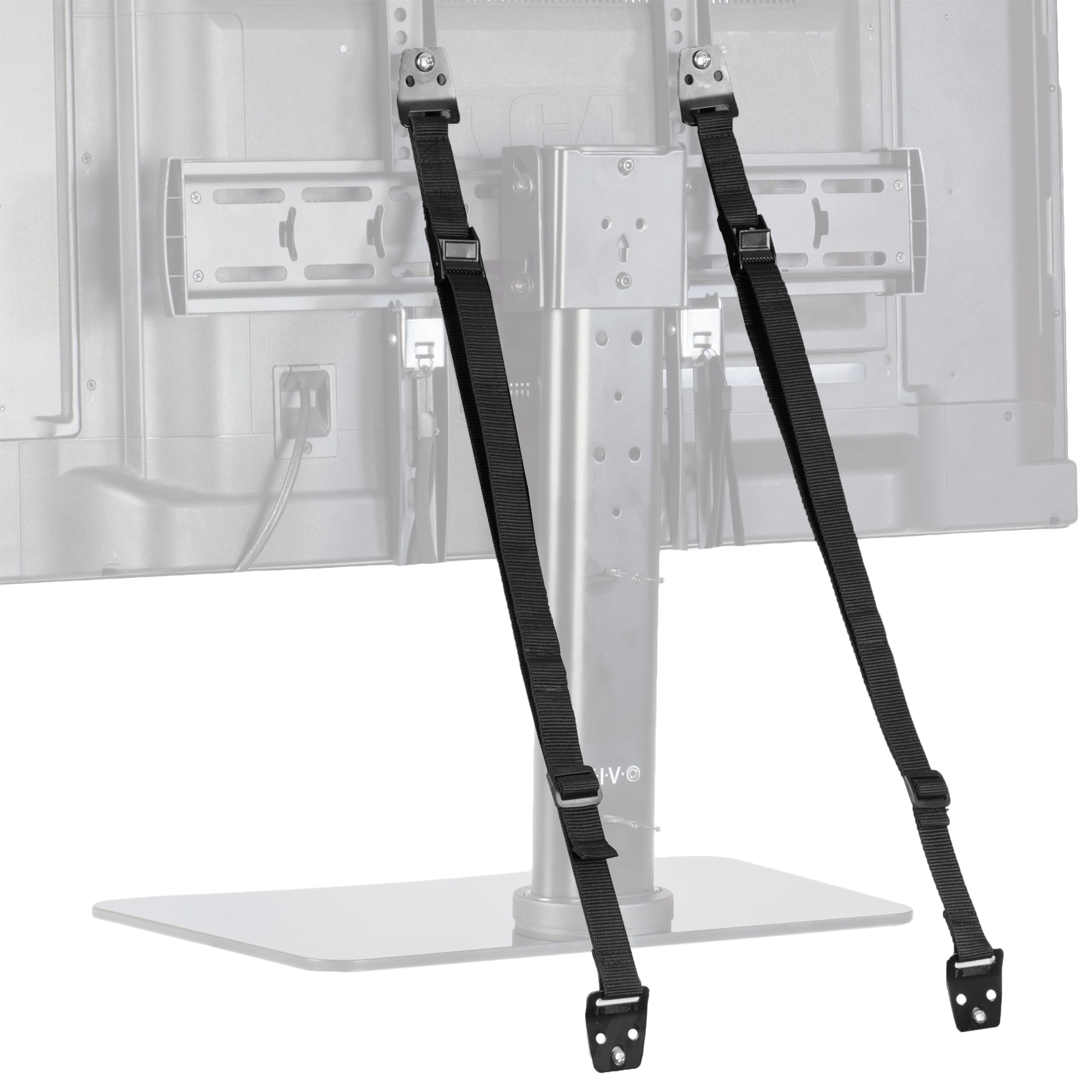 VIVO TV Anti-Tip Heavy Duty Cable Straps Safety Kit for Screen and Furniture
