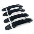 thumbnail image 2 of Gloss Black 4 DOOR HANDLE COVER For Chevy for Silverado 1500 2500 3500 2014-2018, 2 of 9