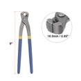 thumbnail image 2 of Uxcell End Cutting Pliers 8" Nail Concreters' Nippers with Blue Yellow Plastic Handle for DIY Crafts, 2 of 6