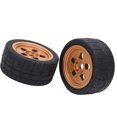 thumbnail image 3 of 17mm Hex RC Wheels, High Strength 5 Spoke Wheel Rims with Tires Non Slip Wear Resistant Adhesive  for ZD Racing for 1/7 RC Flat Sports Cars, 3 of 7