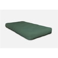 thumbnail image 1 of HomeRoots 415723 Matelas Double Poly Vert de Taille Futon Grand Size, 1 of 1