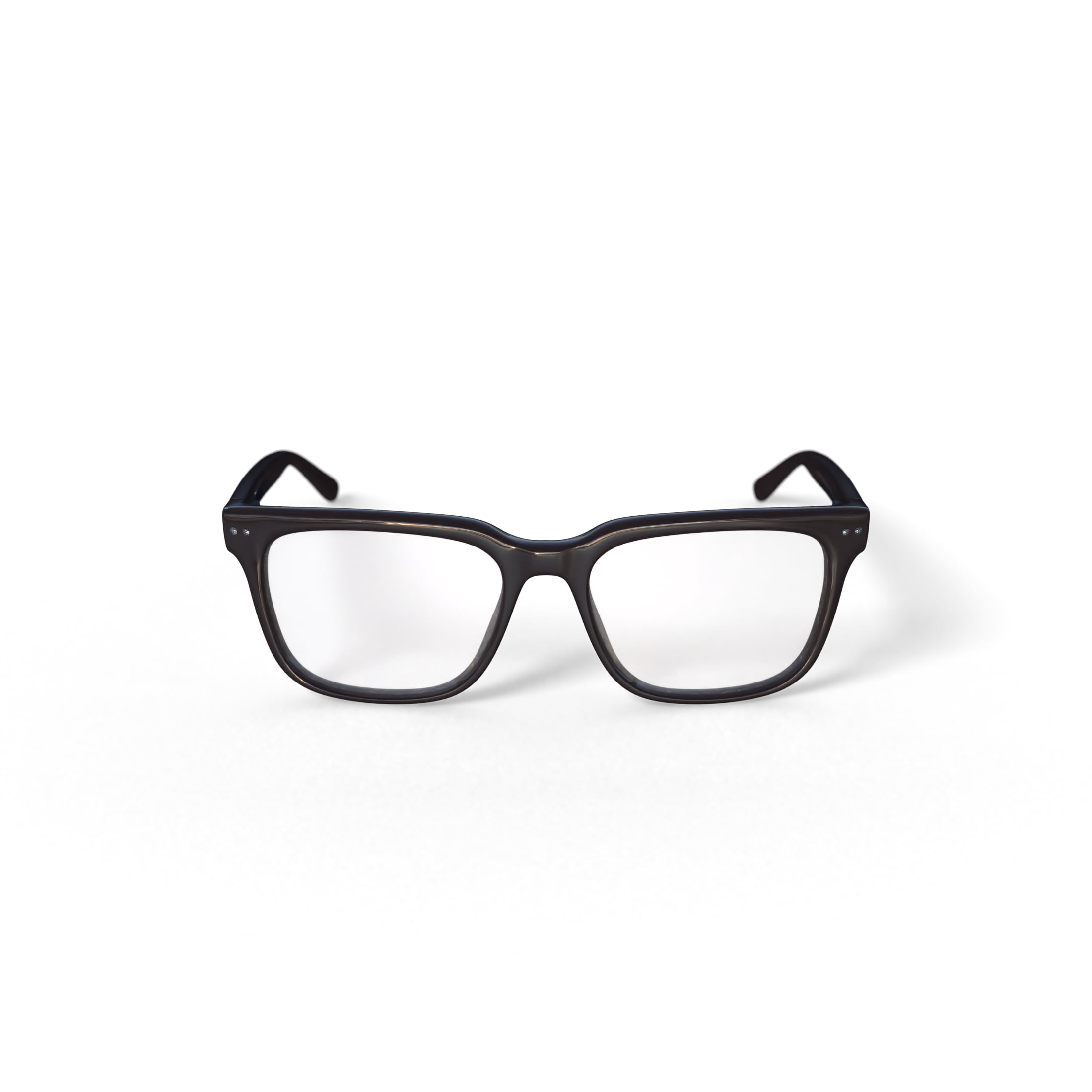 Nuance Audio Unisex Size 54 Prescription Hearing Square Smart Glasses with Charging Case, Shiny Burgundy/Demo Lens
