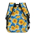 thumbnail image 4 of Fotbe Blue Ocean Wave Sunflower Pattern Casual Backpack for School, Travel, and Outdoor Activities - Durable, Lightweight, and Comfortable, 4 of 5