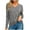 Dark Gray, variant on Womens' Fashion Sweaters Solid Color Long Sleeved Knitted Casual Black V Neck Fall/Winter Oversized Sweater S-2XL