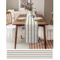 thumbnail image 5 of Table Runner Classical Stripe Table Decoration for Kitchen Dinning Beige Table Decoration for Indoor Outdoor Party Wedding Decor 13x90inch, 5 of 7
