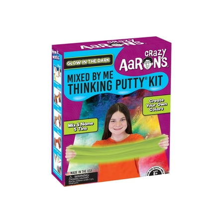 Crazy Aaron's Thinking Putty Mixed By Me Kit - Glow in The Dark