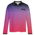 thumbnail image 4 of Mens Lapel T-Shirts with Pockets, Long Sleeve Shirts for Men Fall Fashion Loose Fit Ombre Tie Dye Button Up Tshirts S-3XL, 4 of 4