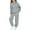 Grey, variant on Gaexia Girls 2 Pieces Bow Outfits Sweatsuits Long Sleeve Sweatshirts and Sweatpants Athletic Tracksuit with Pockets