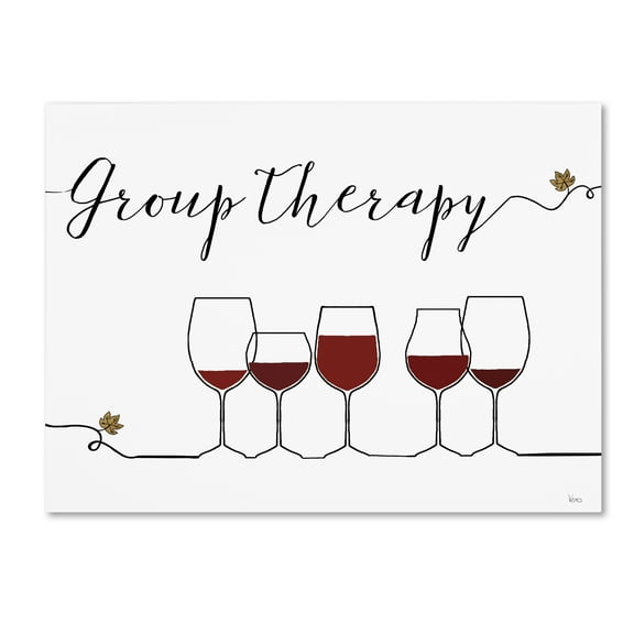 Trademark Fine Art 'Underlined Wine IX' Canvas Art by Veronique Charron
