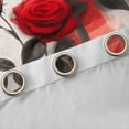 thumbnail image 4 of Feelyou Couple Anniversary Rose Curtains Pack of 2 (42x84 Each), Watercolor Abstract Curtains Blackout, Romantic Butterfly Bedroom Curtains, Blackout Curtains Room Decor, 4 of 6