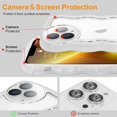 thumbnail image 4 of for iPhone 13 Pro Case, Cute Curly Wave Frame Shape with Plating Edge, Camera Lens Cover & Soft TPU Silicone Heavy Duty Shockproof Drop Protection Clear Phone case for iPhone 13 Pro, Clear, 4 of 16