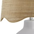 thumbnail image 4 of Mark&Day Table Lamps, Tereza Rustic White/Wheat Bedside Table Lamp for Nightstand Bedroom, Living Room or Office (22" H x 15" W x 15" D), 4 of 6