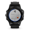 thumbnail image 4 of Fenix 5 Plus Sapphire, Black with black leather band, 4 of 9