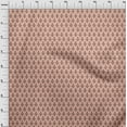 thumbnail image 3 of oneOone Cotton Cambric Peach Fabric Floral Block Dress Material Fabric Print Fabric By The Yard 56 Inch Wide, 3 of 4