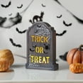 thumbnail image 5 of Mr. Halloween 10" Ceramic LED Trick or Treat Tombstone, 5 of 5