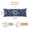 thumbnail image 2 of Bixox Dragon Print Body Pillow Cover with Zipper Closure, Cozy Fuzzy Fleece Body Pillow Case Cover 20 x 54 Inches,Long Body Pillow Pillowcase, 2 of 6