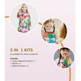 thumbnail image 2 of Zireot Kids Waterproof Smock – Long Sleeve Stain & Oil Resistant, Easy-Clean Adjustable Design – Ideal for Painting, Mealtime, Kitchen Use – Ages 8-14 Years, 2 of 6