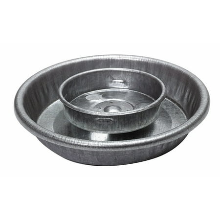 Little Giant Metal Waterer Base Jar 1 Quart