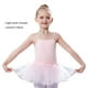 thumbnail image 4 of Sonducket Traje de correa de Ballet de Color sólido para niña, mono de actuación de práctica de baile para niños con falda, ropa, regalo de Vestidos Rosa 130cm, 4 of 6