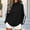 A05-Black, variant on Zysthvn Pullover Women's Sweatshirts Fall Casual Loose Fit Sweatshirts for Women Solid Long Sleeve Crewneck Kangaroo Pocket Tops