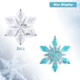 thumbnail image 2 of Molde de goteo de silicona con forma de copo de nieve, colgante de 3 soportes, molde para posavasos de silicona epoxi, molde en forma de copo de nieve para fundición con resina, hormigón, cemento, Hom, 2 of 5
