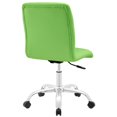 thumbnail image 3 of Hawthorne Collection Prim Faux Leather Mid Back Swivel Office Chair in Bright Green, 3 of 4